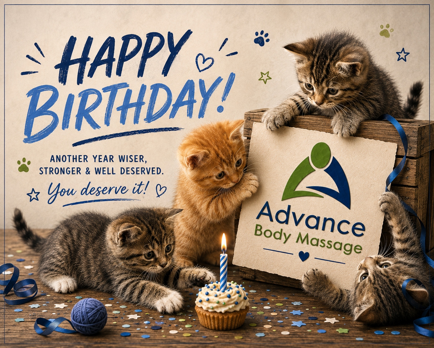 Birthday gift card