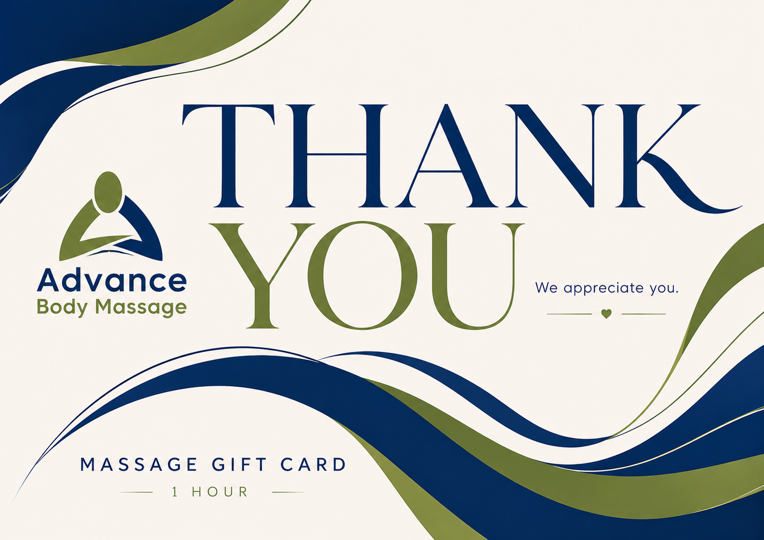 Thank You gift card